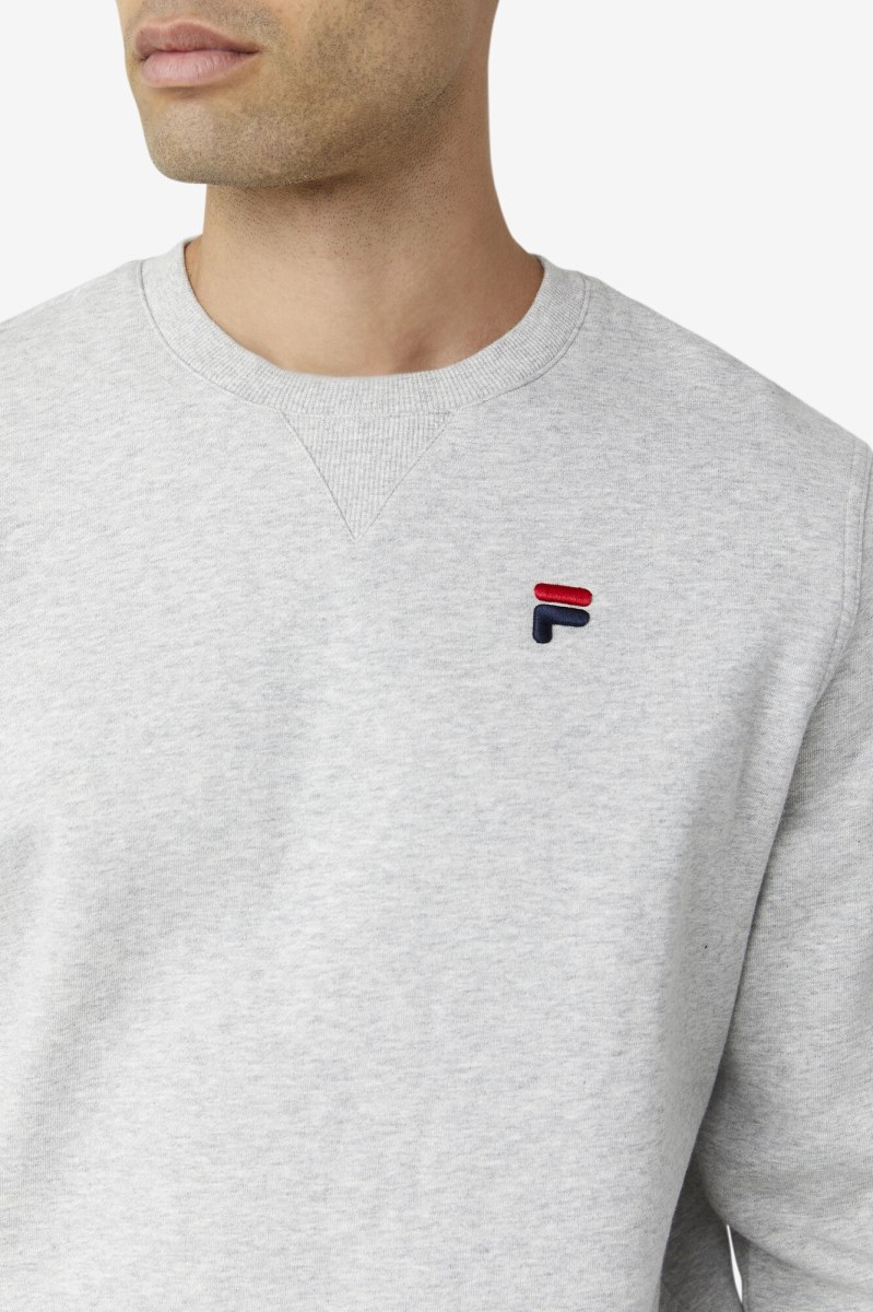 Fila Kieve Sweatshirts Dame Lysegrå | 364-RKYWLC