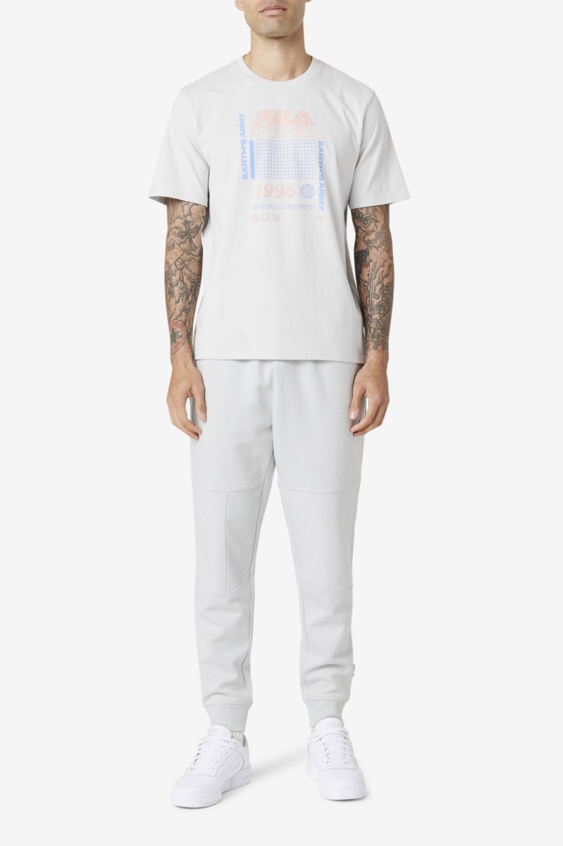 Fila Kosala Tee T Shirts Herre Grå | 364-YSJGXQ