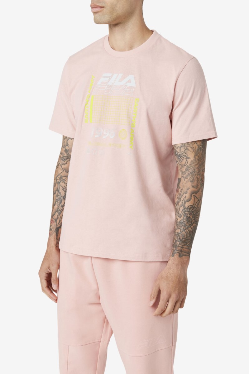 Fila Kosala Tee T Shirts Herre Koral | 059-MUIONJ