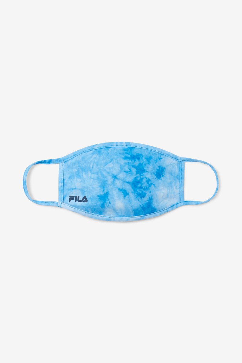 Fila Light Blue Tie Dye Face Mask Udstyr Dame Lyseblå | 182-KHRDTB