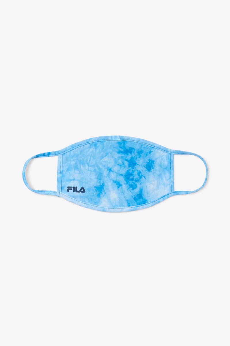 Fila Light Blue Tie Dye Face Mask Udstyr Dame Lyseblå | 182-KHRDTB