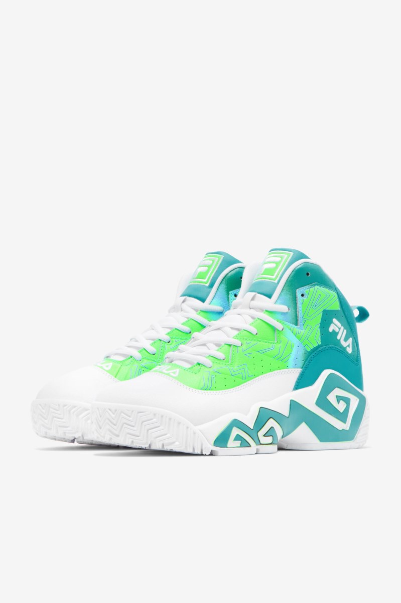 Fila MB Sneakers Herre Hvide Grøn | 094-YILSKT