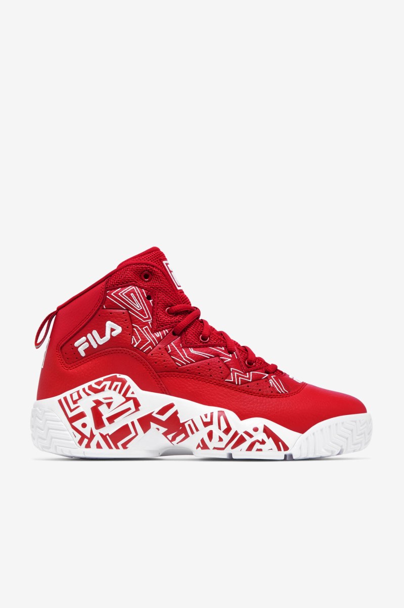 Fila MB Sneakers Herre Rød Hvide | 453-FDLWZK