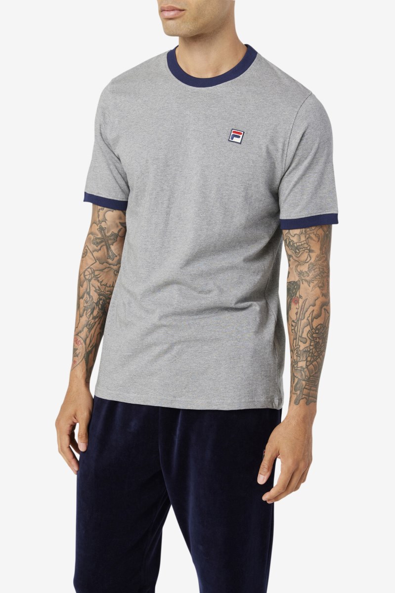 Fila Marconi Ringer Tee T Shirts Herre Flerfarvede | 703-EXDBFG