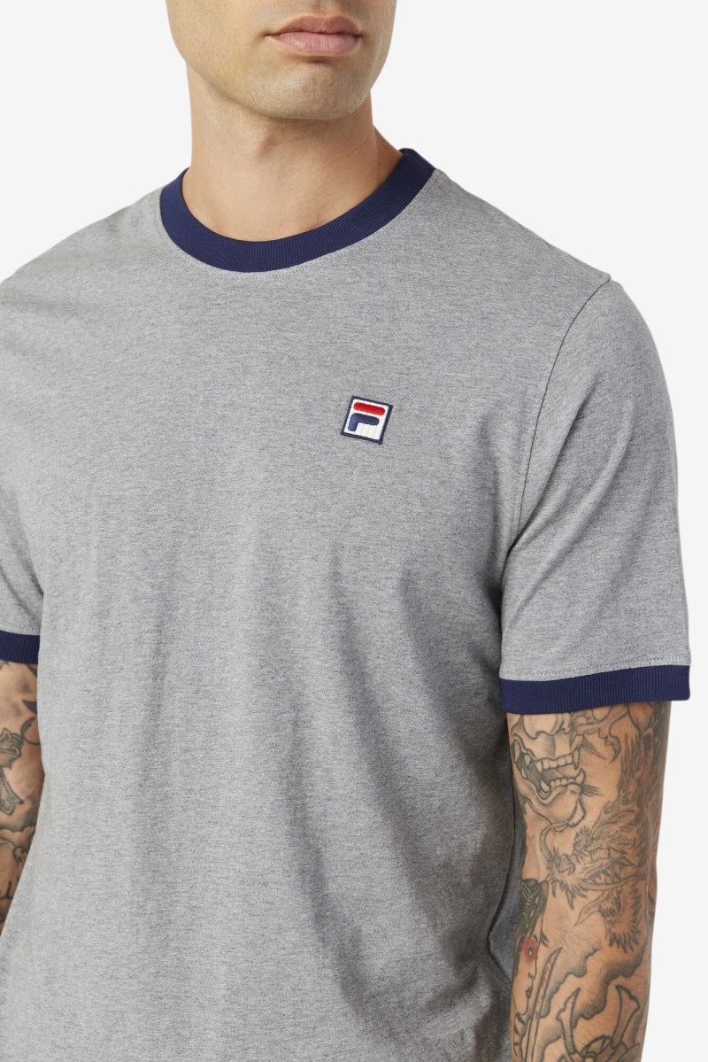 Fila Marconi Ringer Tee T Shirts Herre Flerfarvede | 703-EXDBFG