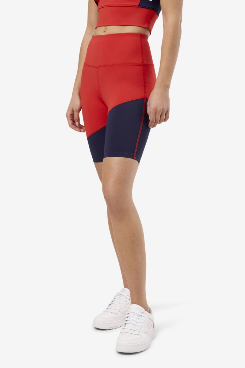 Fila Marley Shorts Dame Rød | 928-FKQOVP