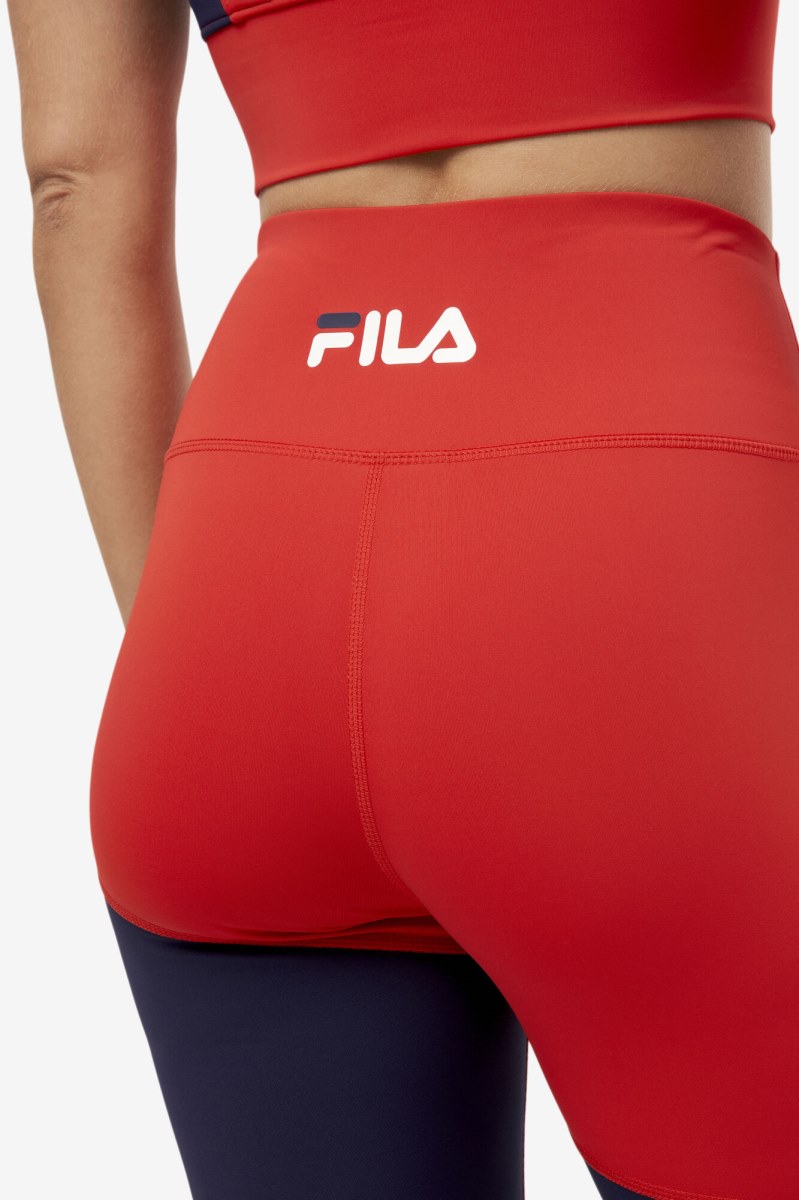 Fila Marley Shorts Dame Rød | 928-FKQOVP