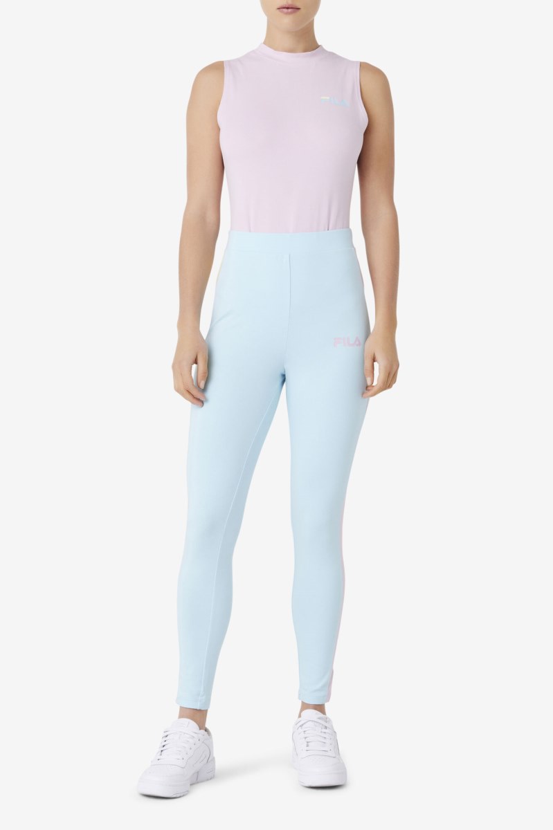 Fila Mercy Leggings Dame Blå | 769-OMWBYL