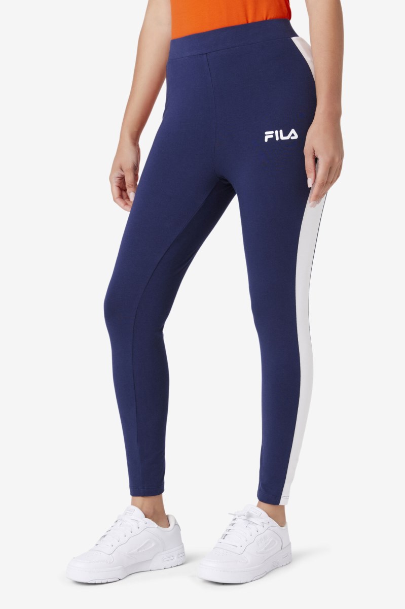 Fila Mercy Leggings Dame Mørkeblå | 190-TMDNFQ