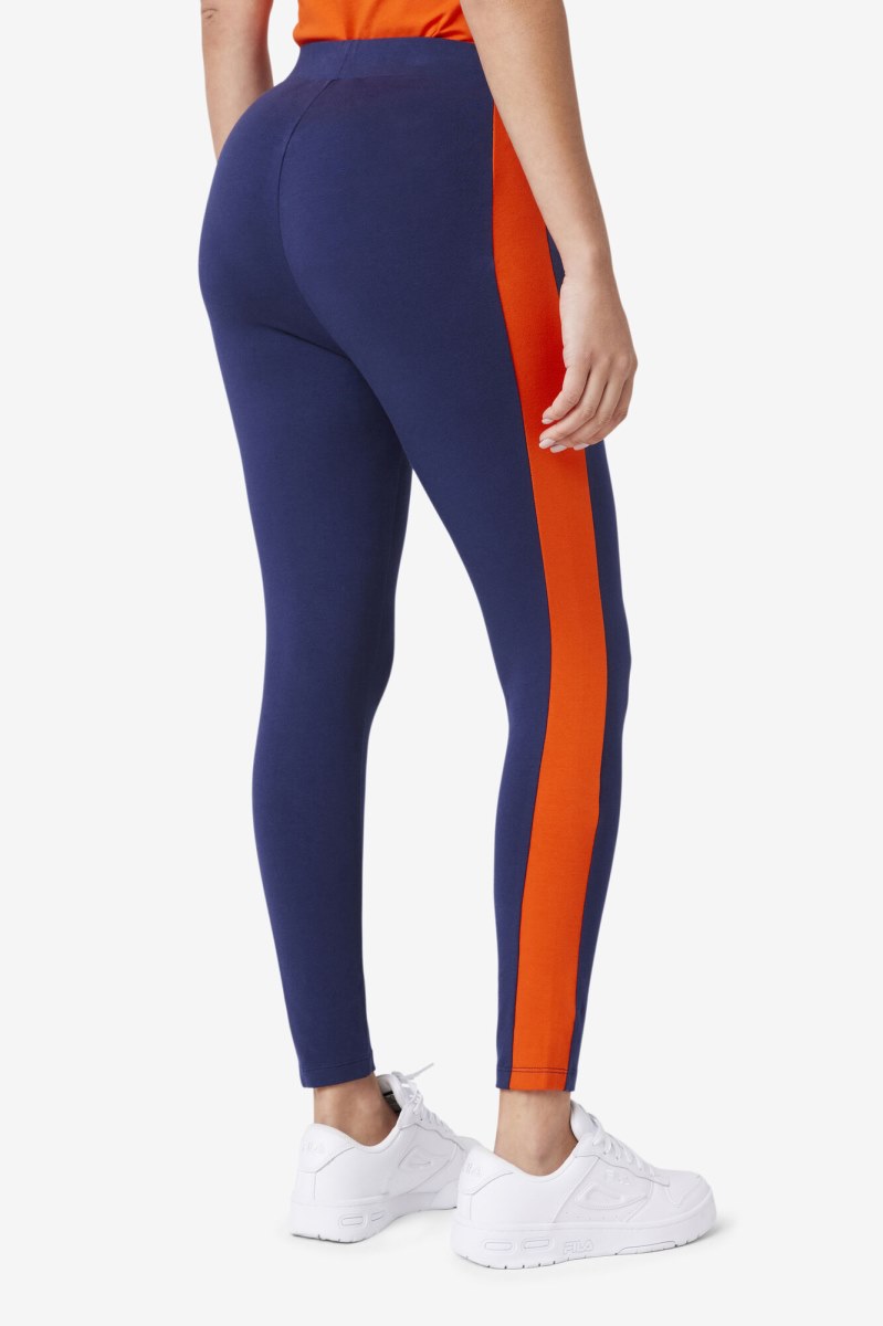 Fila Mercy Leggings Dame Mørkeblå | 190-TMDNFQ