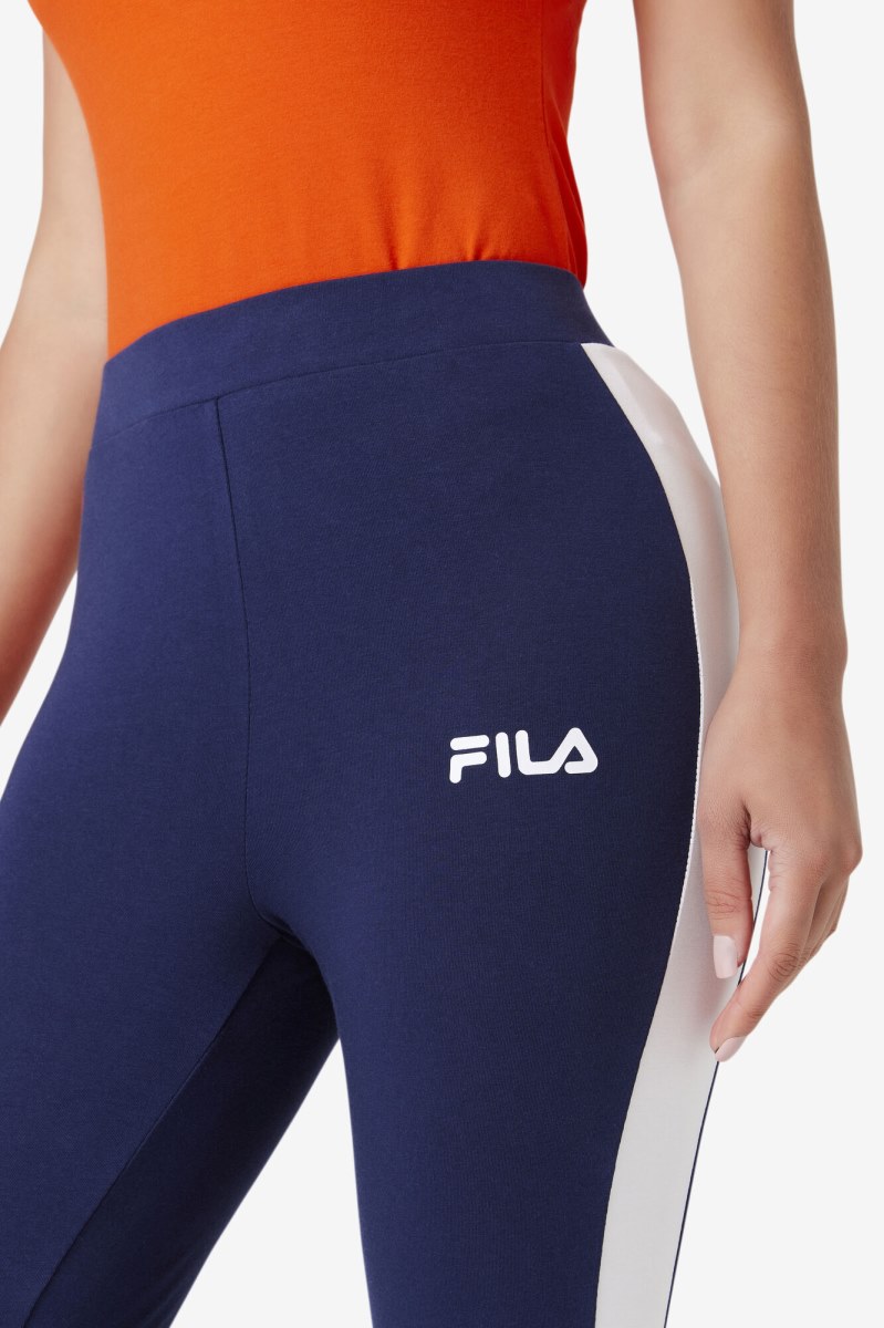 Fila Mercy Leggings Dame Mørkeblå | 190-TMDNFQ