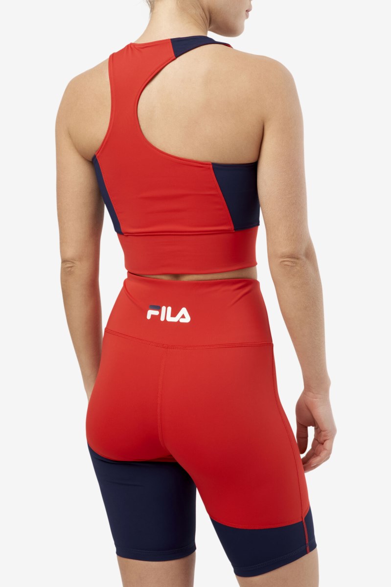 Fila Millie Tank Top Dame Rød | 732-ZMPLAB