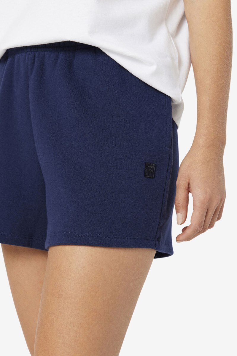 Fila Nalani Shorts Dame Mørkeblå | 742-AYEGKN