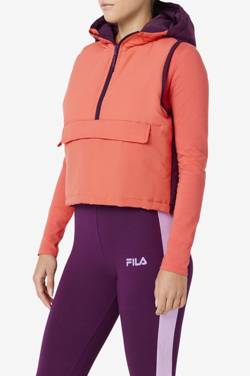 Fila Nevaeh Half Zip Vest Jakke Dame Flerfarvede | 736-UIEGKY