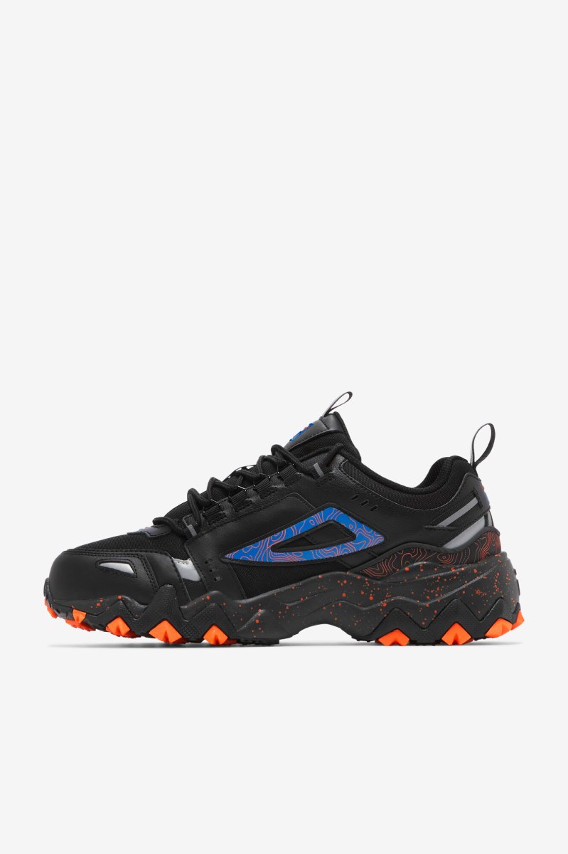 Fila Oakmont Tr Platform shoes Herre Sort Blå Orange | 021-OZAMVT