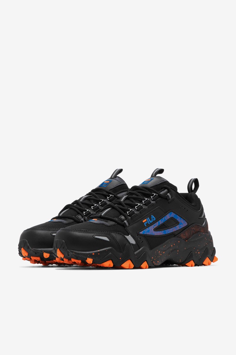 Fila Oakmont Tr Platform shoes Herre Sort Blå Orange | 021-OZAMVT