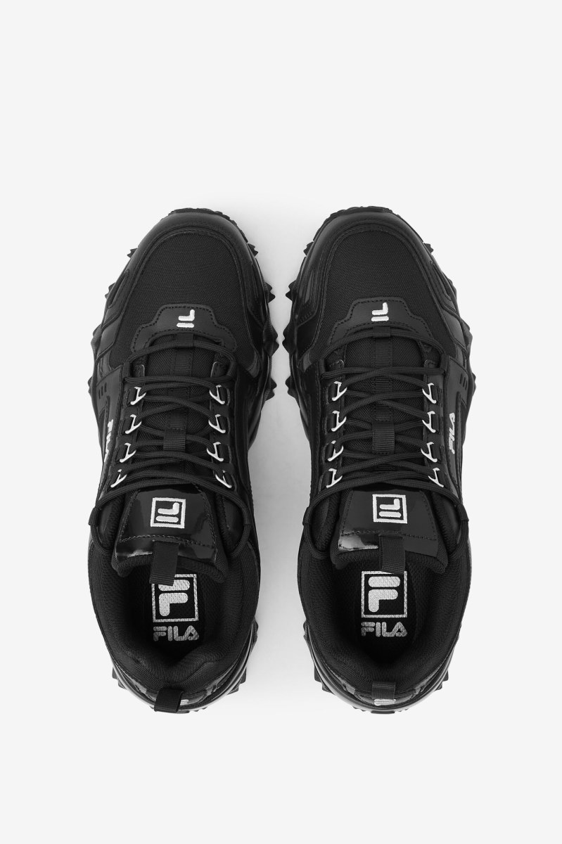 Fila Oakmont Tr Platform shoes Herre Sort Sort Metal Sølv | 317-AVLDHK