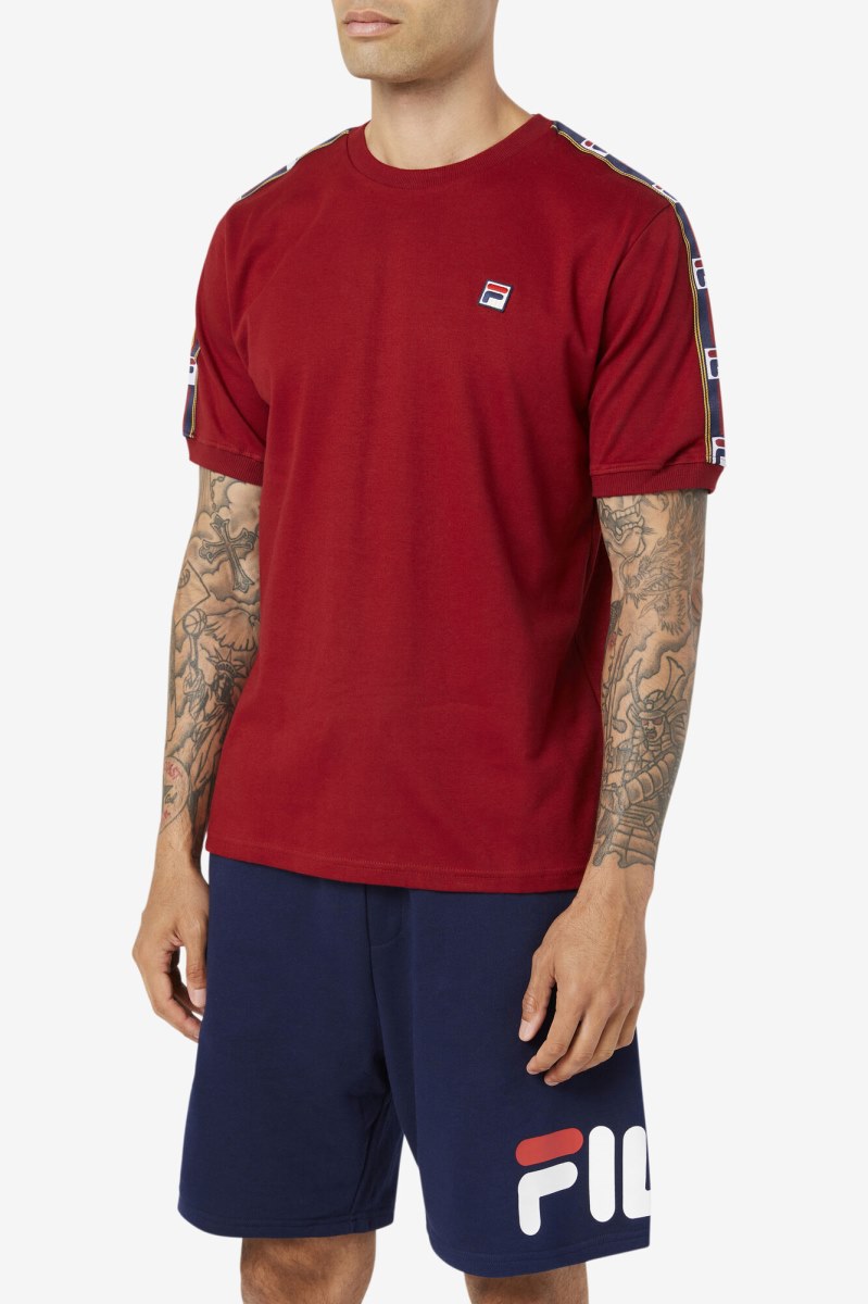 Fila Oliver Tee T Shirts Herre Flerfarvede | 197-TLFCDR