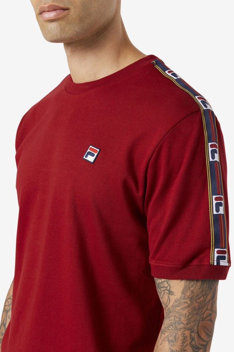 Fila Oliver Tee T Shirts Herre Flerfarvede | 197-TLFCDR