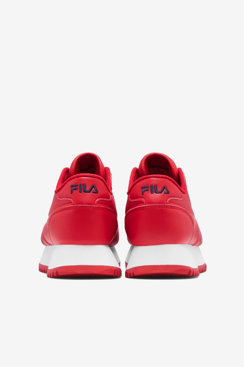 Fila Orbit Sneakers Dame Rød Hvide Mørkeblå | 582-ADFHVT