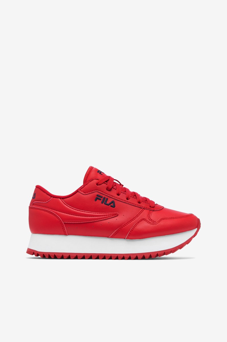 Fila Orbit Sneakers Dame Rød Hvide Mørkeblå | 582-ADFHVT