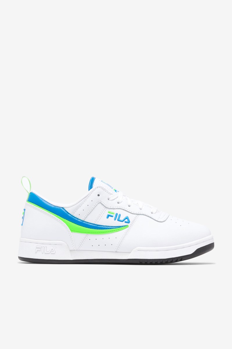 Fila Original Fitness Skate shoes Herre Hvide Grøn Sort | 514-MEBAXF