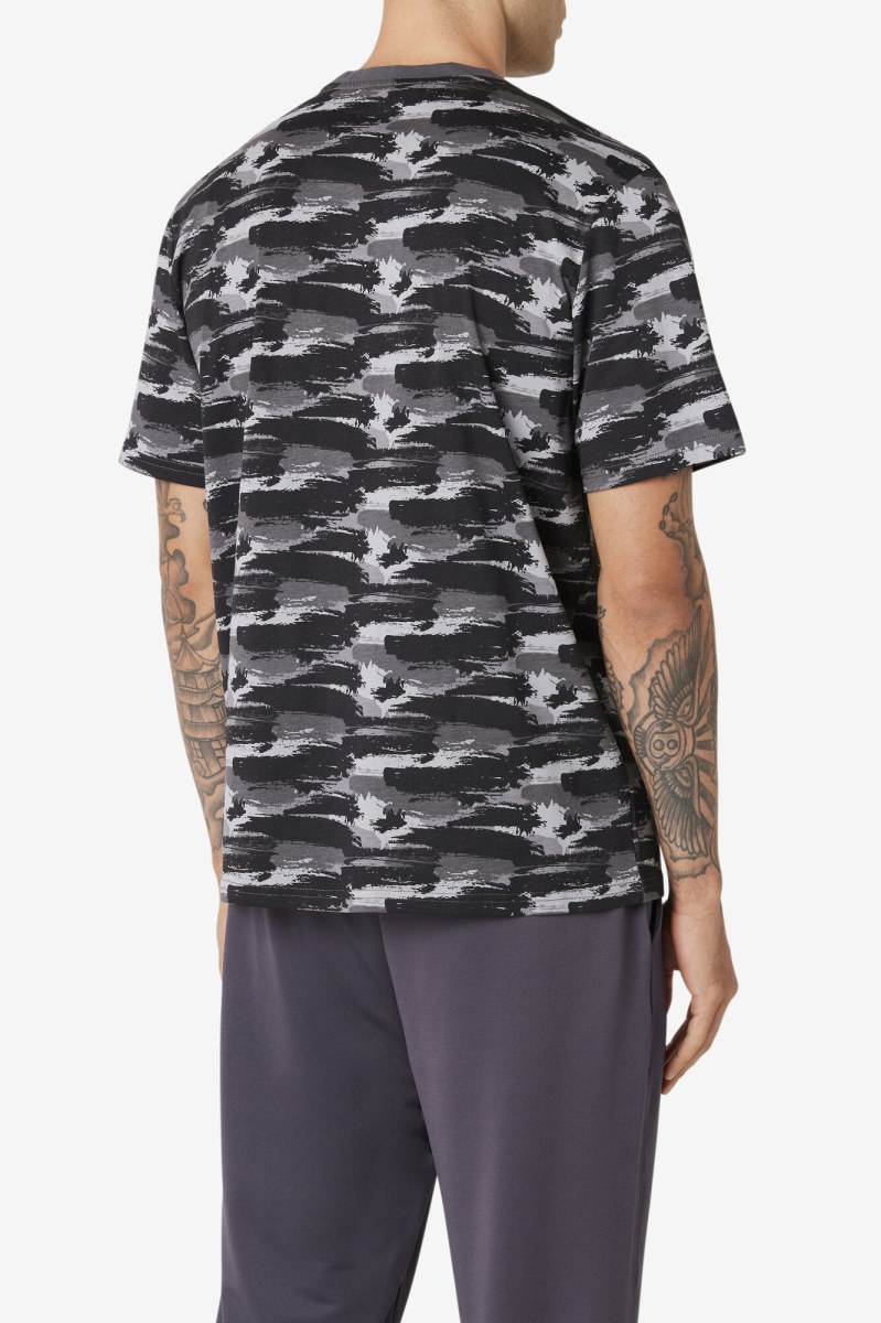 Fila Pepacton Tee T Shirts Herre Camo | 124-AZQKTB