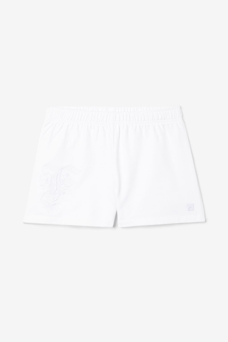 Fila Phoenix Shorts Dame Hvide | 450-KLWCPM