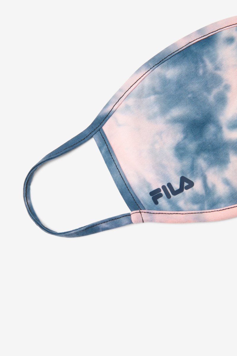 Fila Pink Tie Dye Face Mask Udstyr Herre Lyserød | 420-KGUOVQ