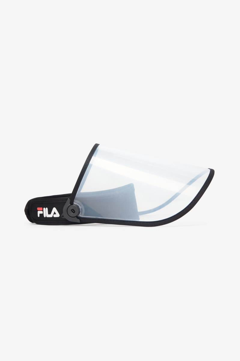 Fila Plastic Face Shield Udstyr Dame Sort | 590-KUDTVR