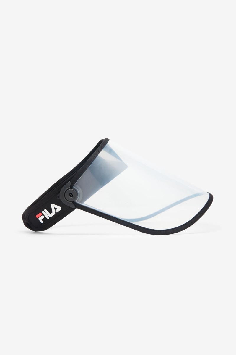 Fila Plastic Face Shield Udstyr Dame Sort | 590-KUDTVR