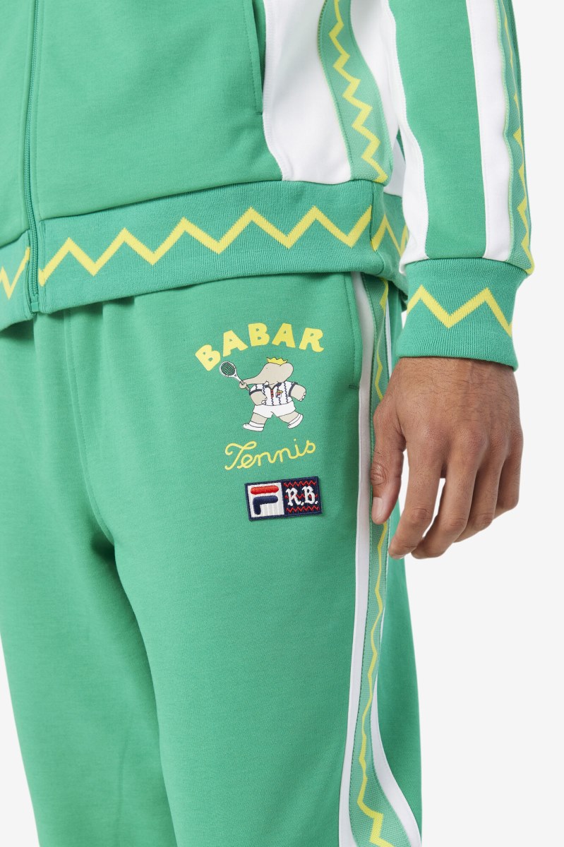 Fila RB Babar Evertt Joggers Dame Dyb Mintgrønne Hvide | 439-WVEDAY