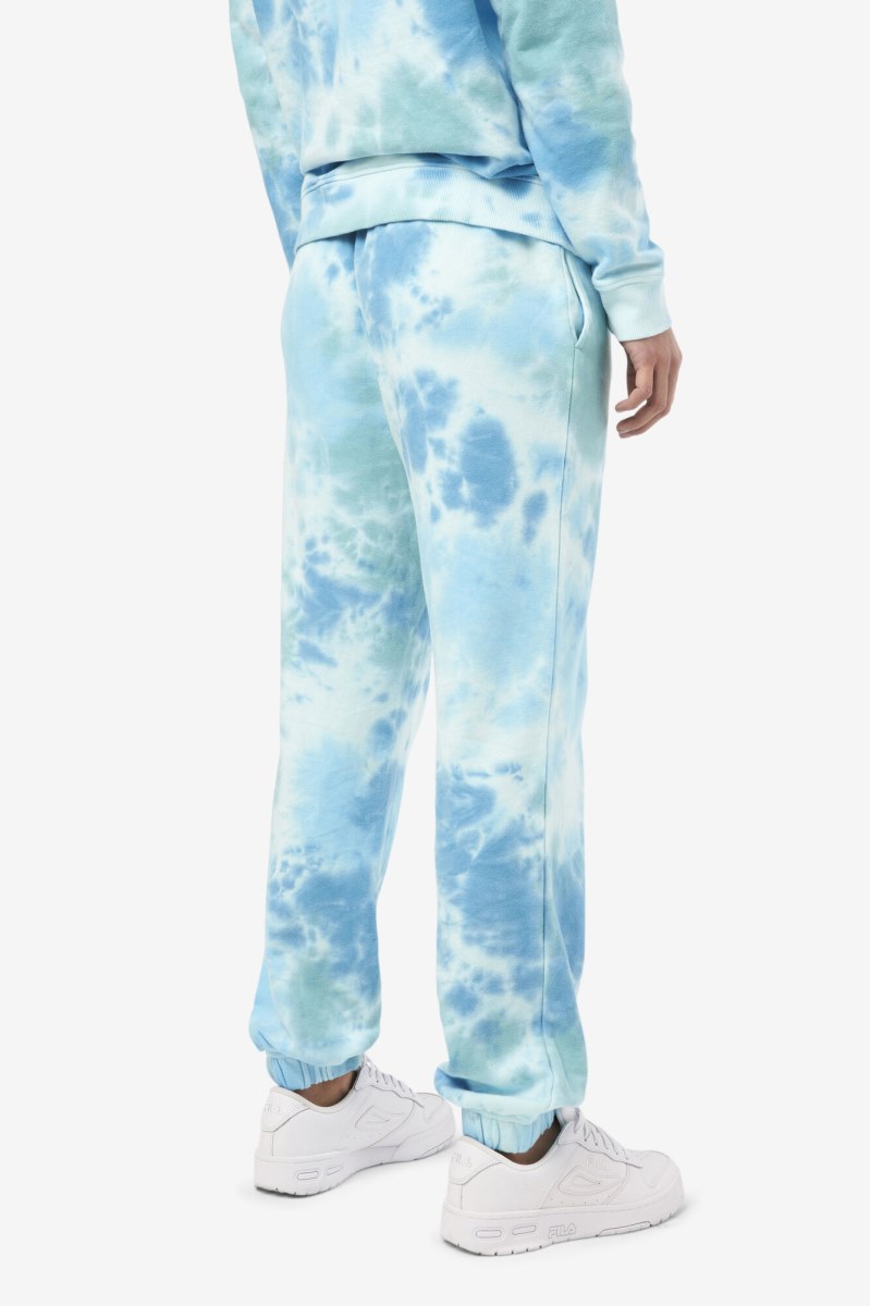 Fila Raleigh Tie Dye Joggers Dame Hvide | 413-WFZUJB