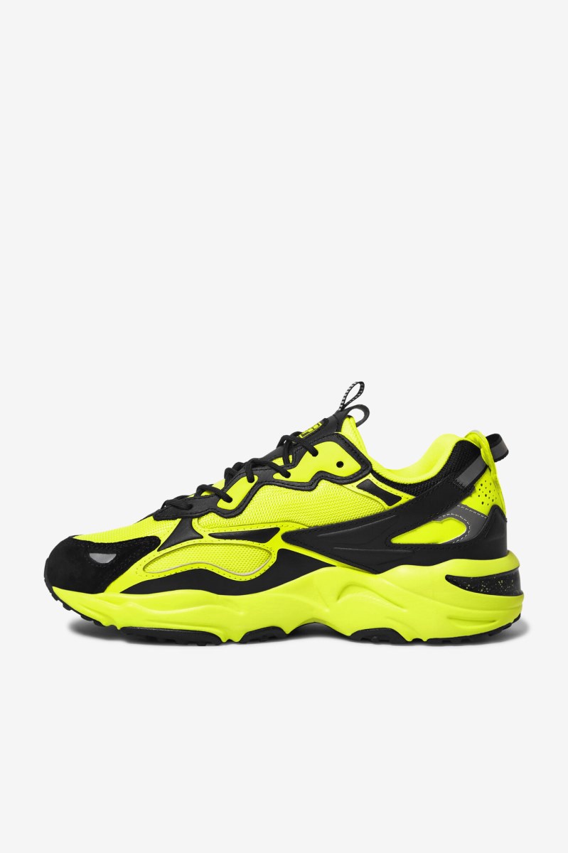 Fila Ray Tracer Apex Sneakers Herre Gul Sort | 376-OPSAHY