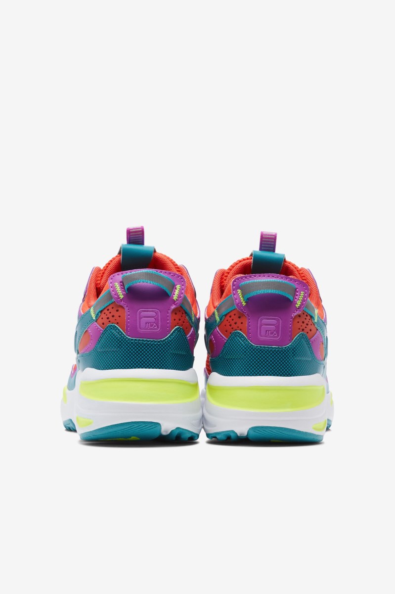 Fila Ray Tracer Apex Track Sko Dame Lilla Grøn Blomster | 372-SGDMZT