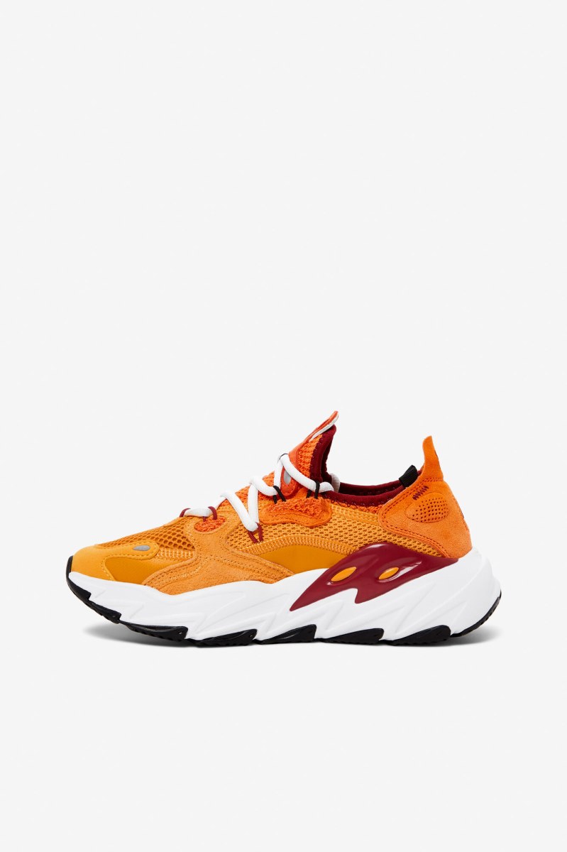 Fila Ray Tracer Evo 2 Sneakers Dame Guld Orange Hvide | 035-FGWROH