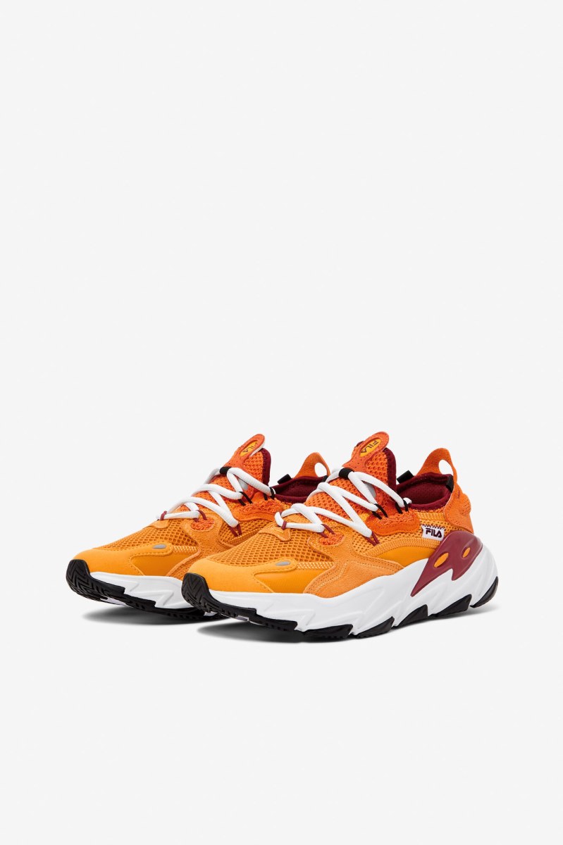 Fila Ray Tracer Evo 2 Sneakers Dame Guld Orange Hvide | 035-FGWROH