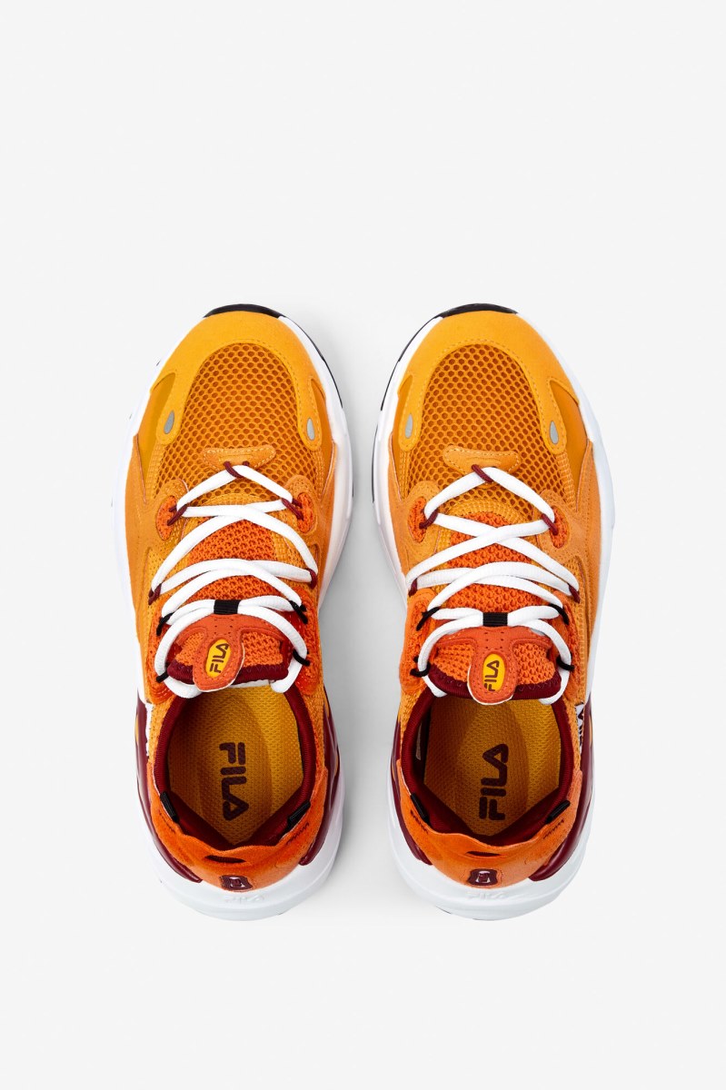 Fila Ray Tracer Evo 2 Sneakers Dame Guld Orange Hvide | 035-FGWROH