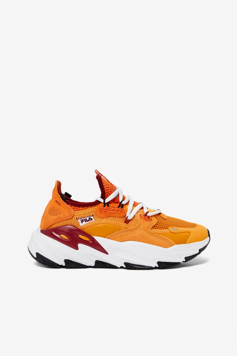 Fila Ray Tracer Evo 2 Sneakers Dame Guld Orange Hvide | 035-FGWROH