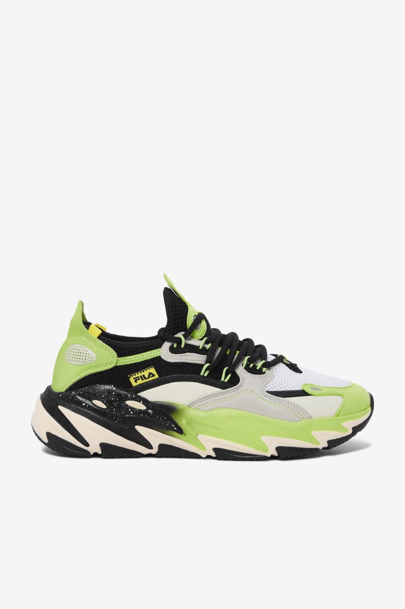 Fila Ray Tracer Evo 2 Sneakers Herre Sort Grøn | 438-OCGPNL