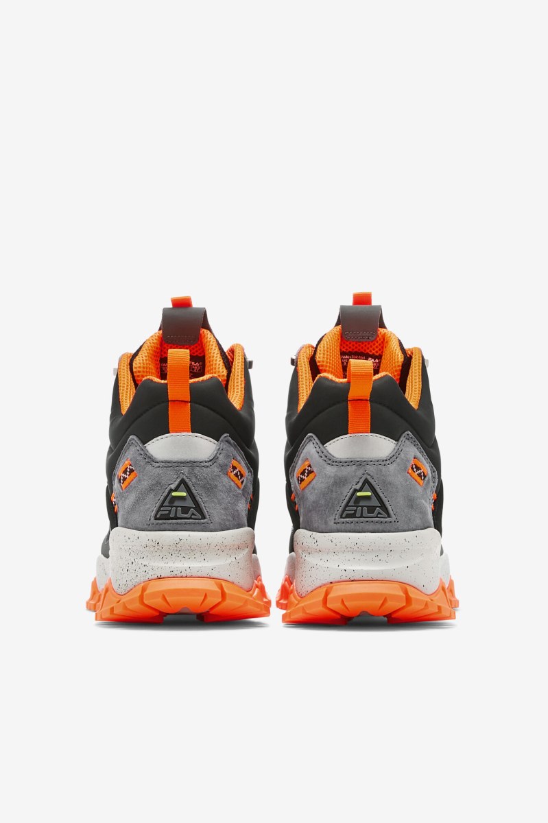 Fila Ray Tracer TR 2 Mid Track Sko Herre Sort Orange | 093-QBJEOH