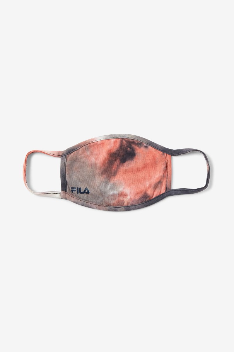 Fila Red Tie Dye Cloth Face Mask Udstyr Herre Rød | 507-SVFBHJ