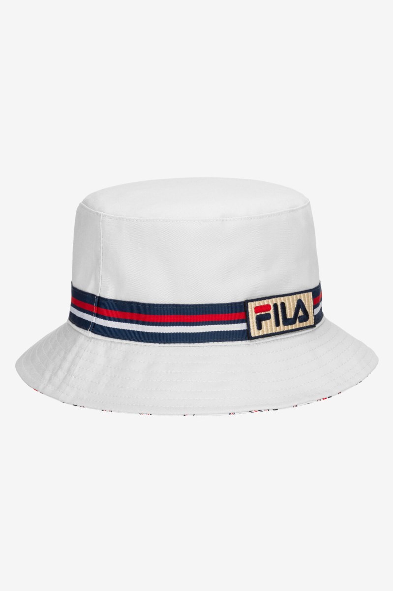 Fila Reversible Bøllehatte Dame Hvide | 791-GSPZWM