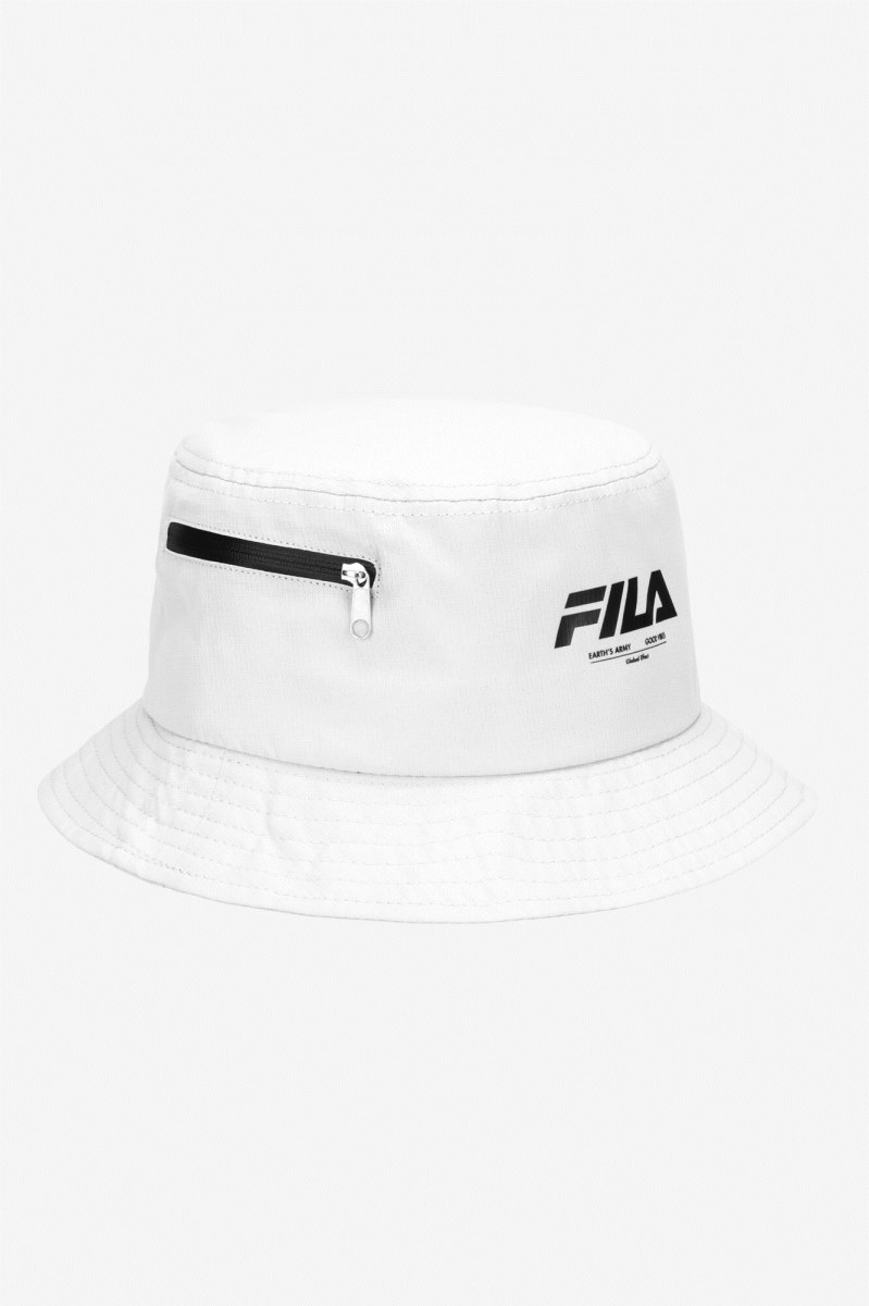 Fila Ripstop Bøllehatte Dame Hvide | 954-RSDLXM