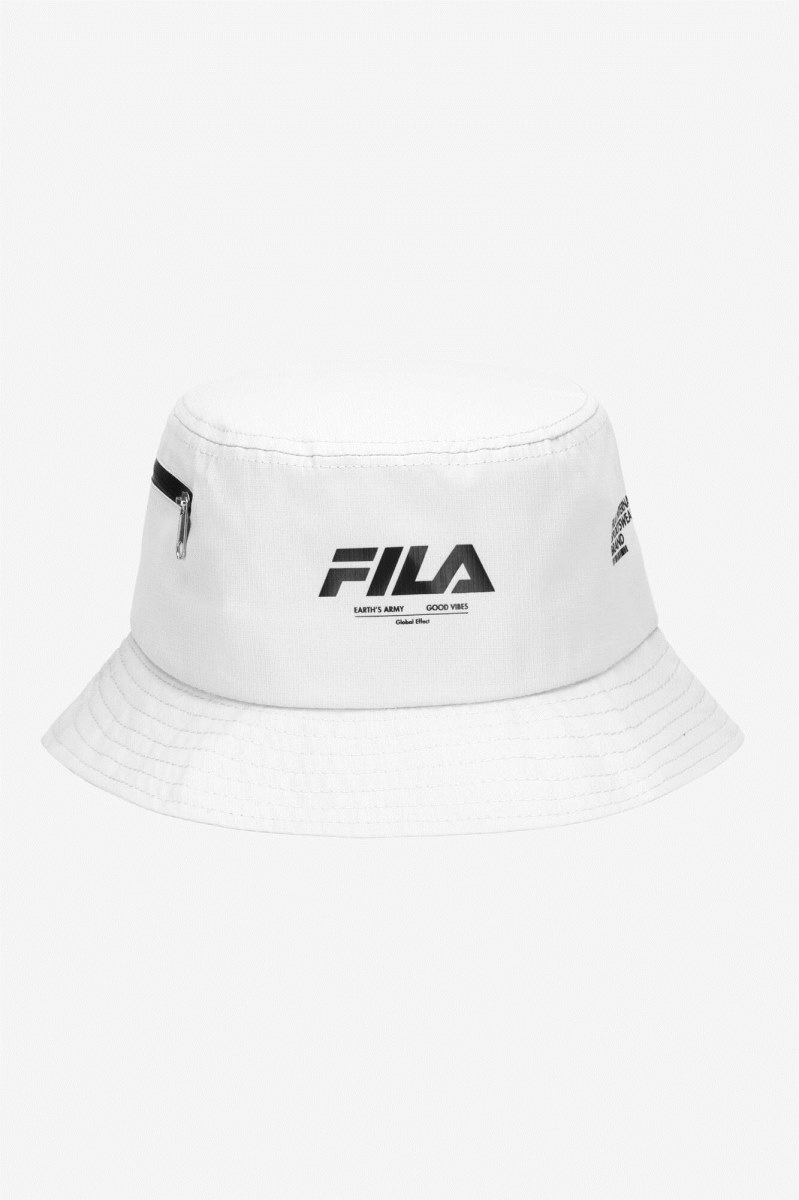 Fila Ripstop Bøllehatte Dame Hvide | 954-RSDLXM