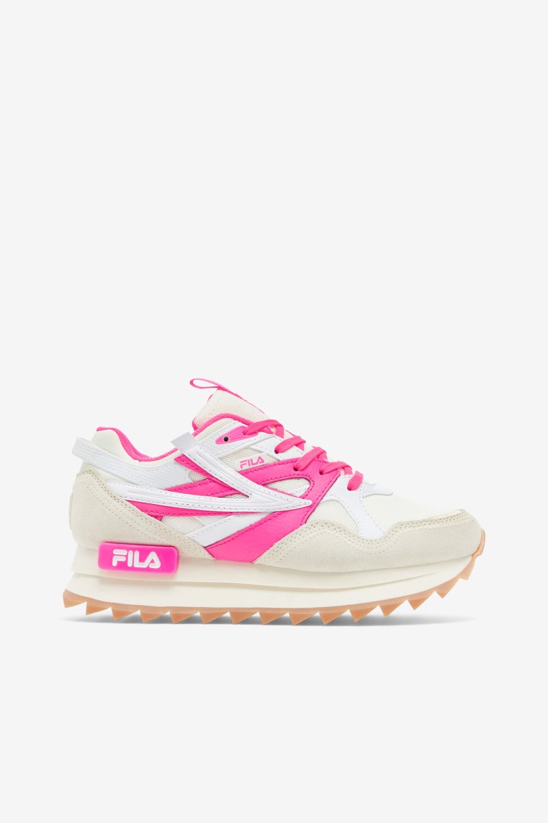 Fila Sandenal Orbit Sneakers Dame Hvide Lyserød Hvide | 184-TJPIMA