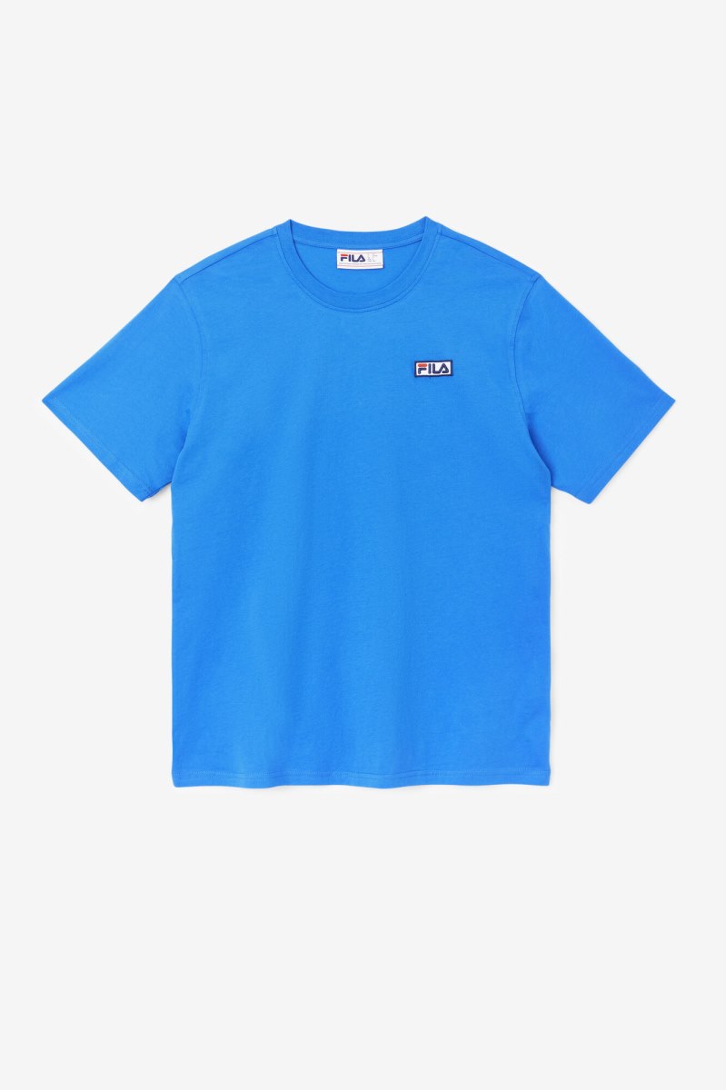 Fila Skylar Tee T Shirts Herre Blå | 183-ZQPFBO