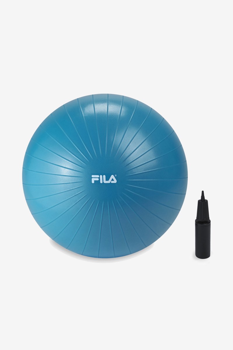 Fila Stabil Workout Ball With Pump 55cm Udstyr Dame Blå | 637-QMBIWA