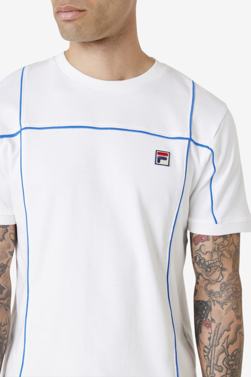 Fila Terrinda Crew T Shirts Herre Flerfarvede | 841-MBNDGL