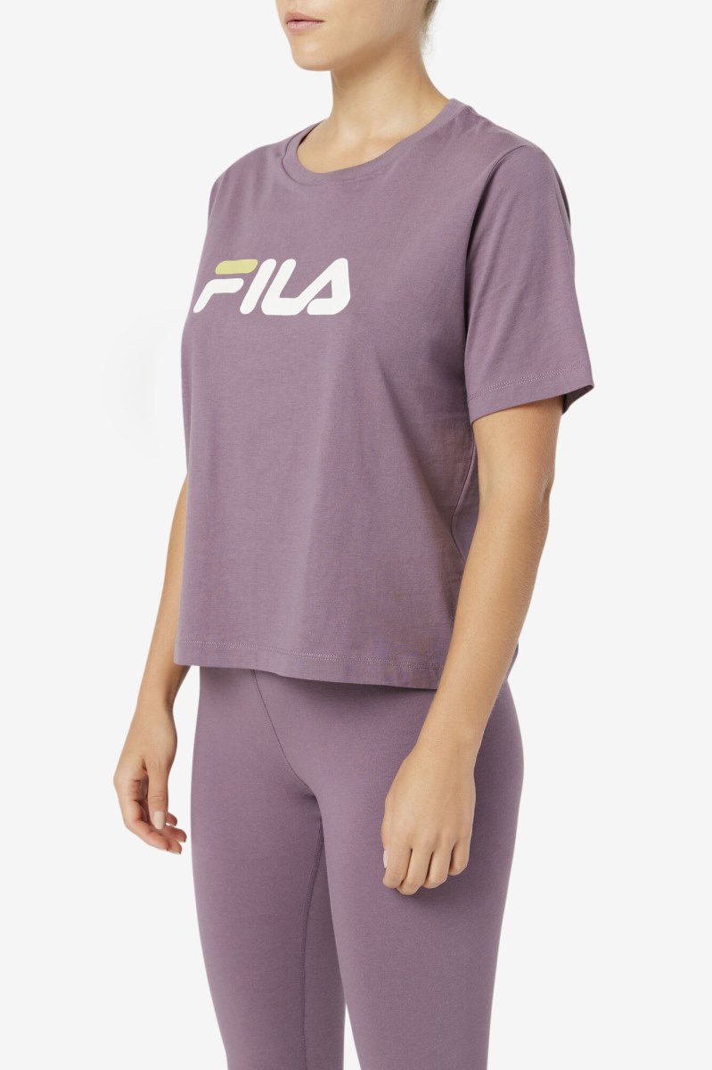 Fila Thea Tee T Shirts Dame Flerfarvede | 902-FAIHCE